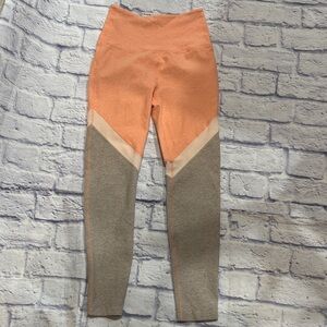 Beyond Yoga Color Block Space Dye High-Waist Leggings Size Small